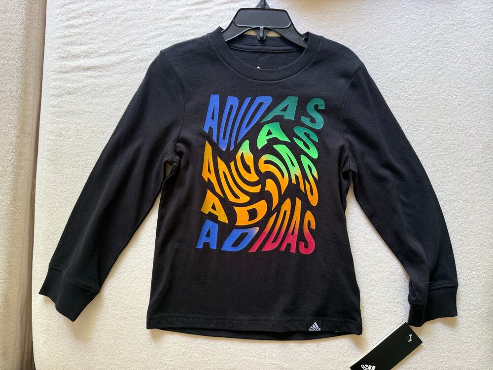 Adidas Long Sleeve Graphic Tee- size 3T